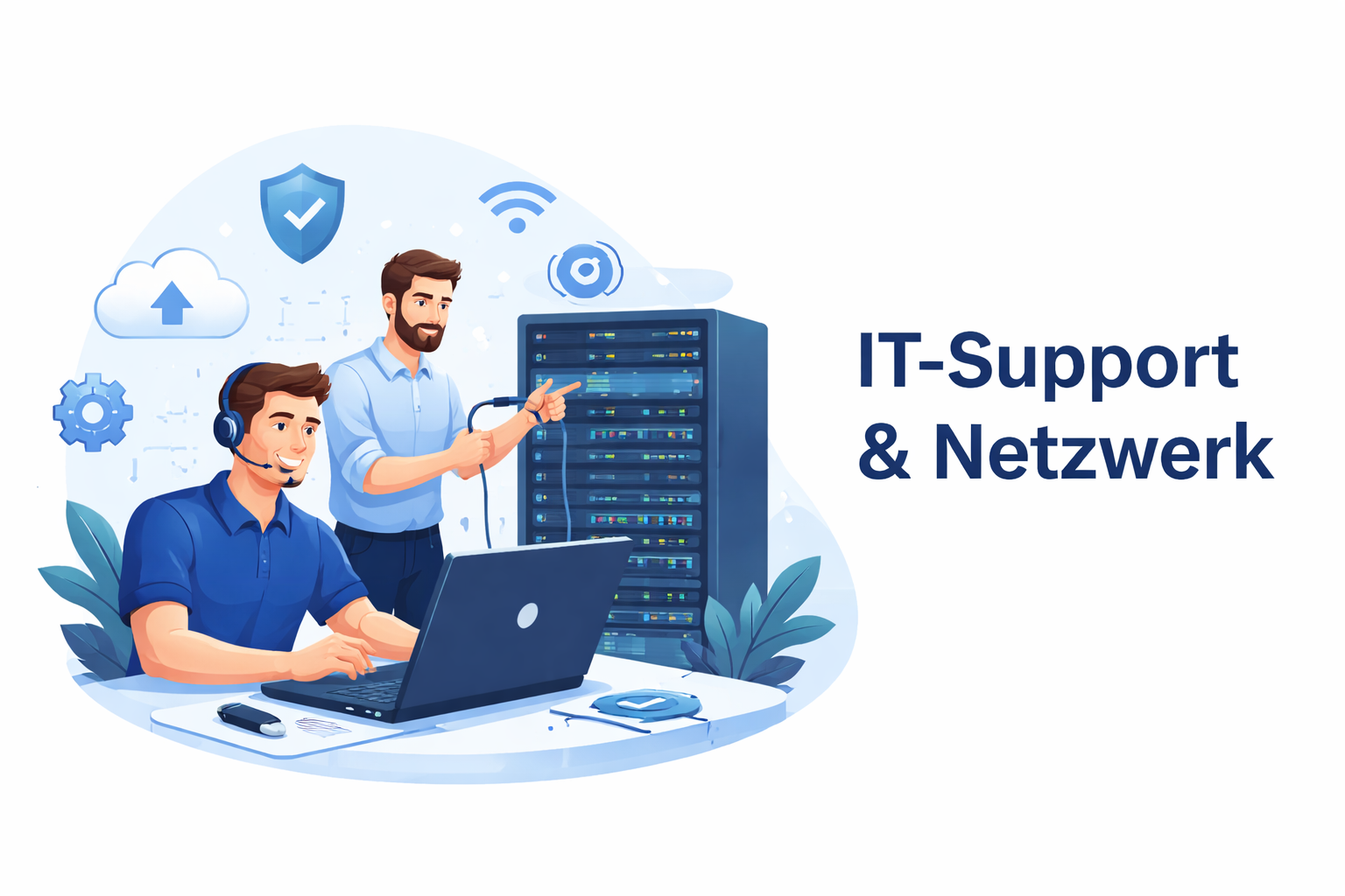 IT-Service in Sonthofen Illustration